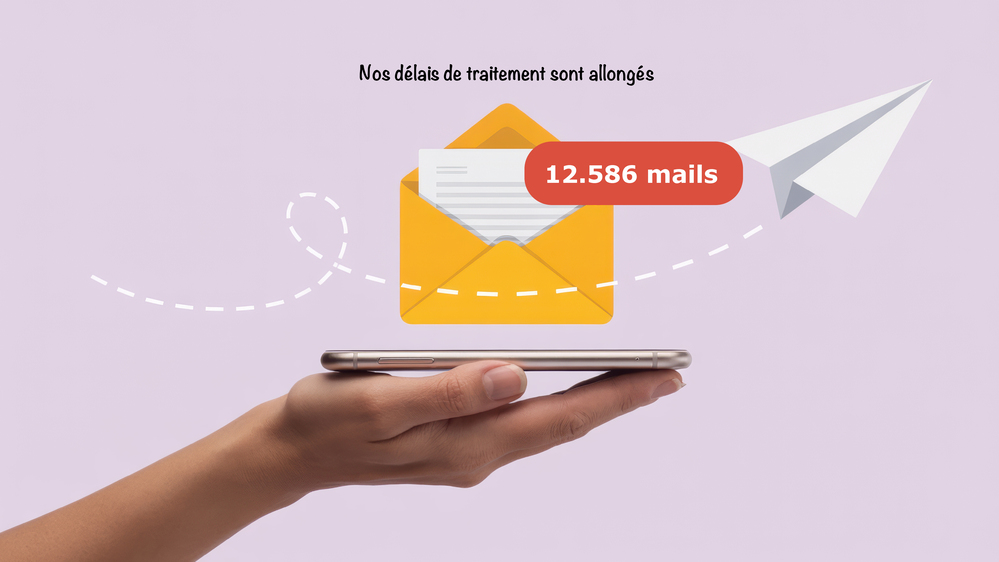 Nos délais de traitement sont allongés